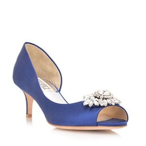 Badgley Mischka Macie Embellished Peep Toe Shoe